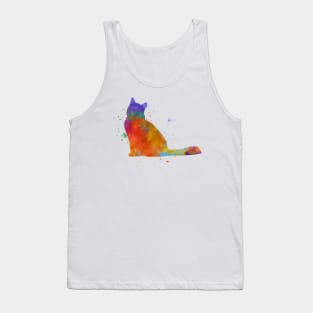 Nebelung cat in watercolor Tank Top